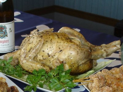 Whole Chicken with organic Herbs