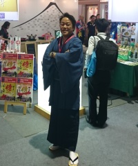 Marketing at the international trade show with the spirit of the samurai.